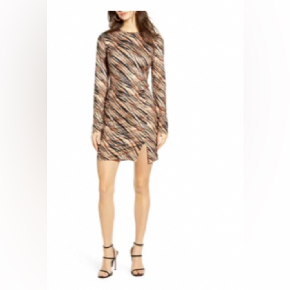 Leith Easy Fit Long Sleeve Minidress